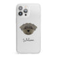 Peek a poo Personalised iPhone 13 Pro Max Clear Bumper Case