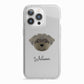 Peek a poo Personalised iPhone 13 Pro TPU Impact Case with White Edges