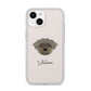 Peek a poo Personalised iPhone 14 Clear Tough Case Starlight
