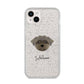 Peek a poo Personalised iPhone 14 Plus Glitter Tough Case Starlight