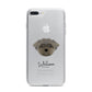 Peek a poo Personalised iPhone 7 Plus Bumper Case on Silver iPhone