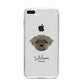 Peek a poo Personalised iPhone 8 Plus Bumper Case on Silver iPhone