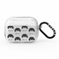 Pekingese Icon with Name AirPods Pro Glitter Case