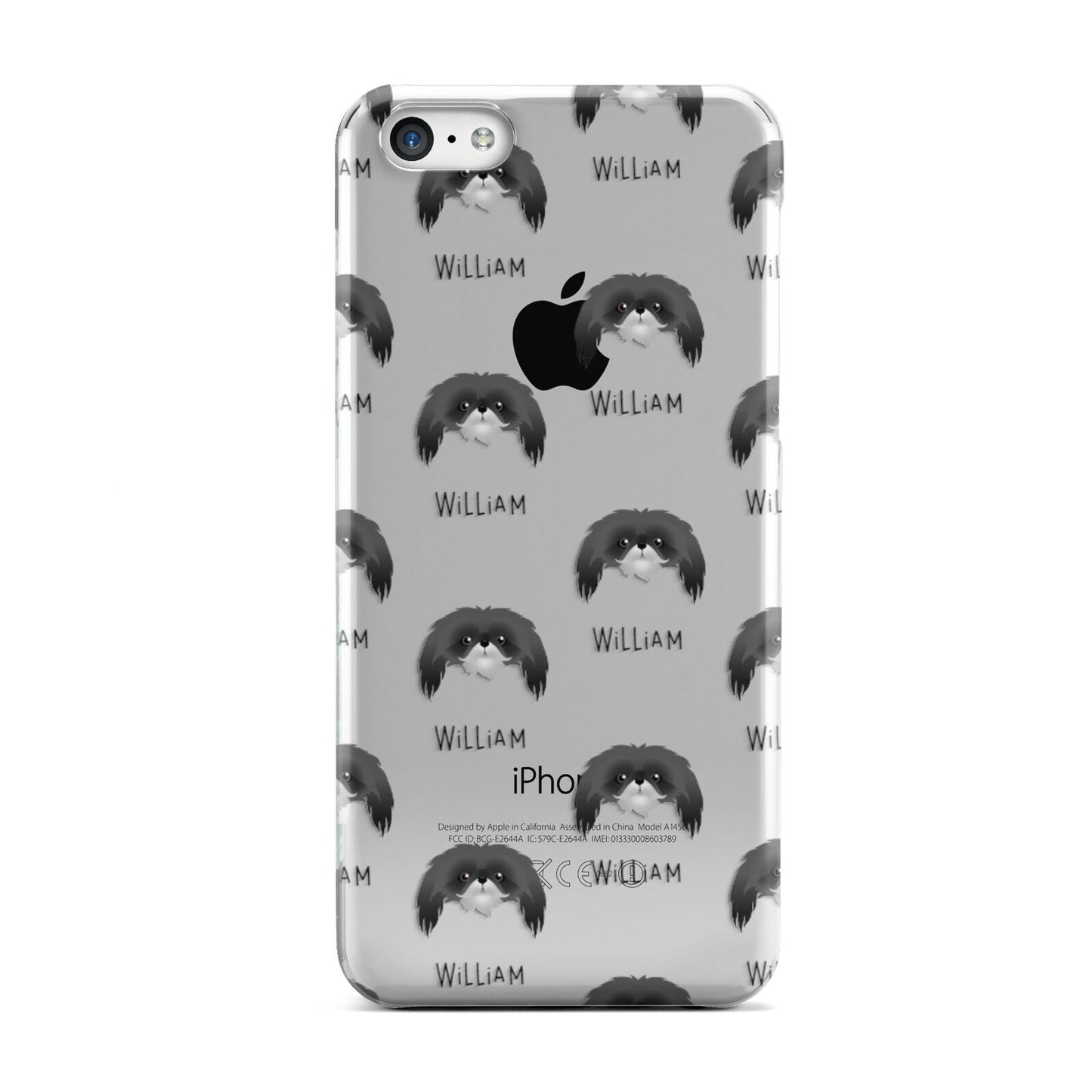 Pekingese Icon with Name Apple iPhone 5c Case