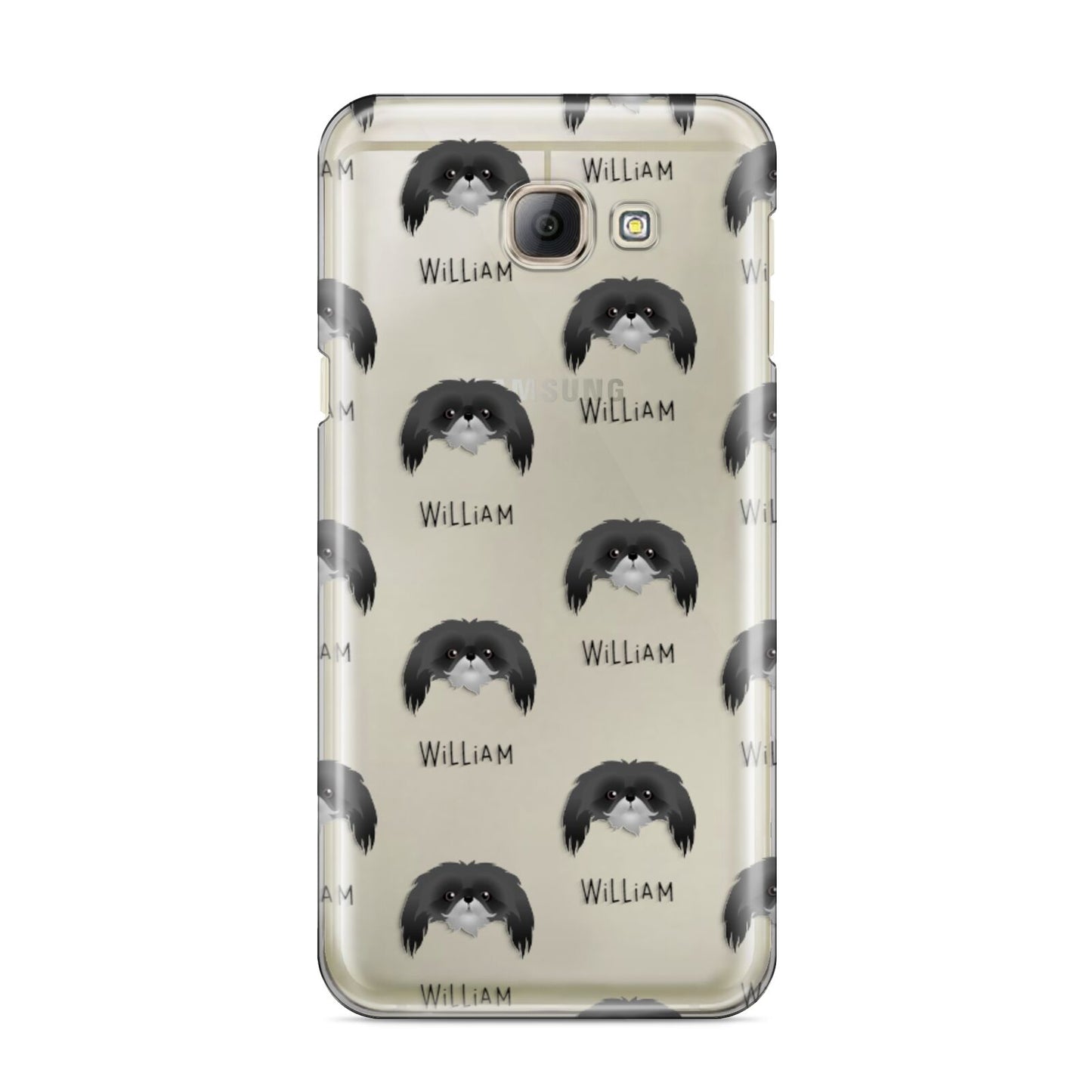 Pekingese Icon with Name Samsung Galaxy A8 2016 Case