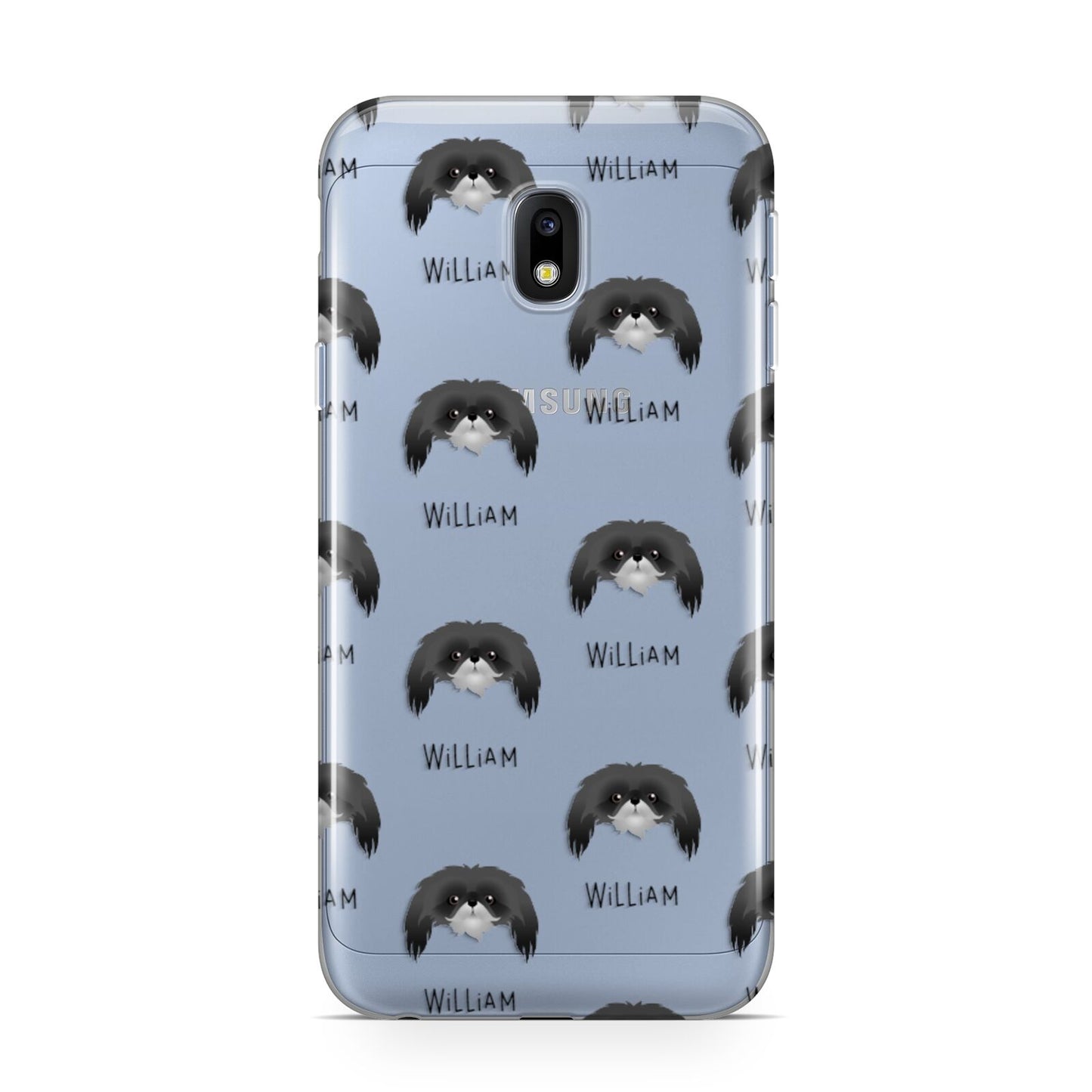 Pekingese Icon with Name Samsung Galaxy J3 2017 Case