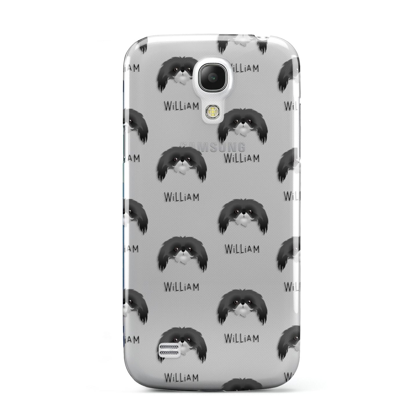 Pekingese Icon with Name Samsung Galaxy S4 Mini Case