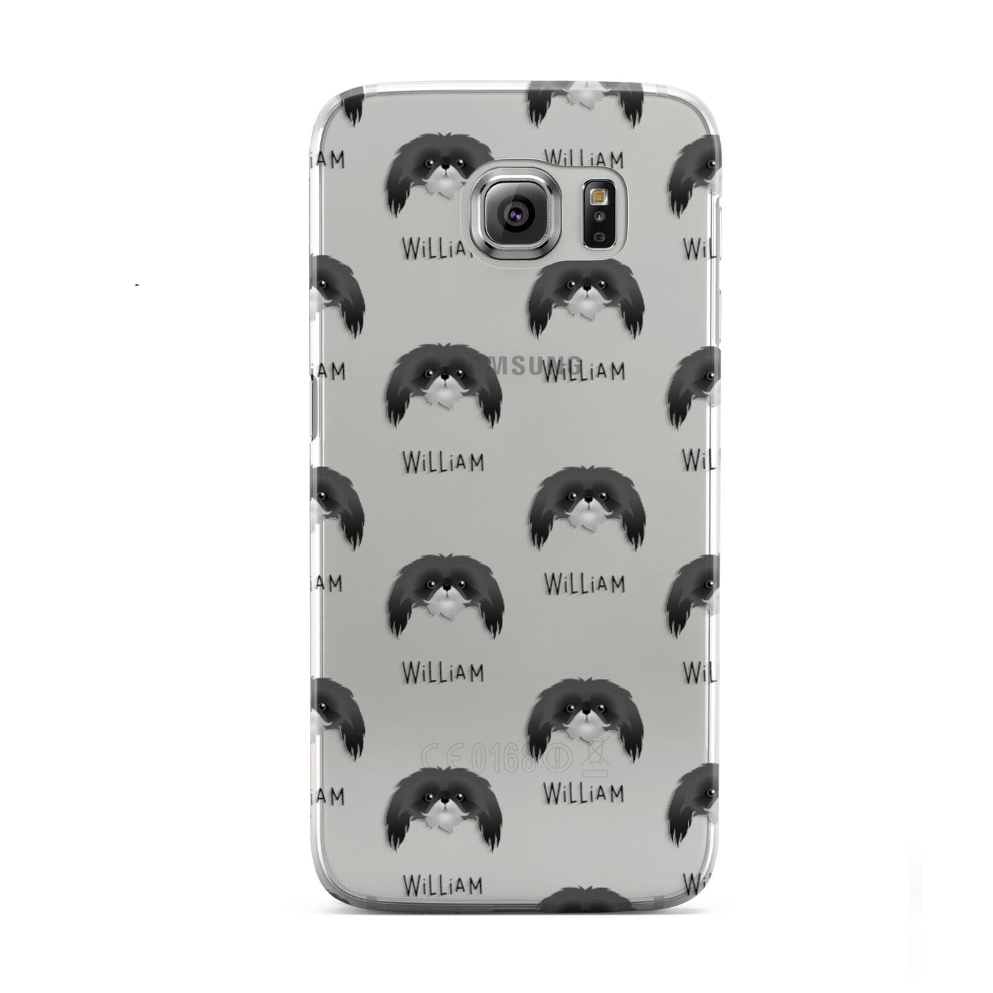 Pekingese Icon with Name Samsung Galaxy S6 Case
