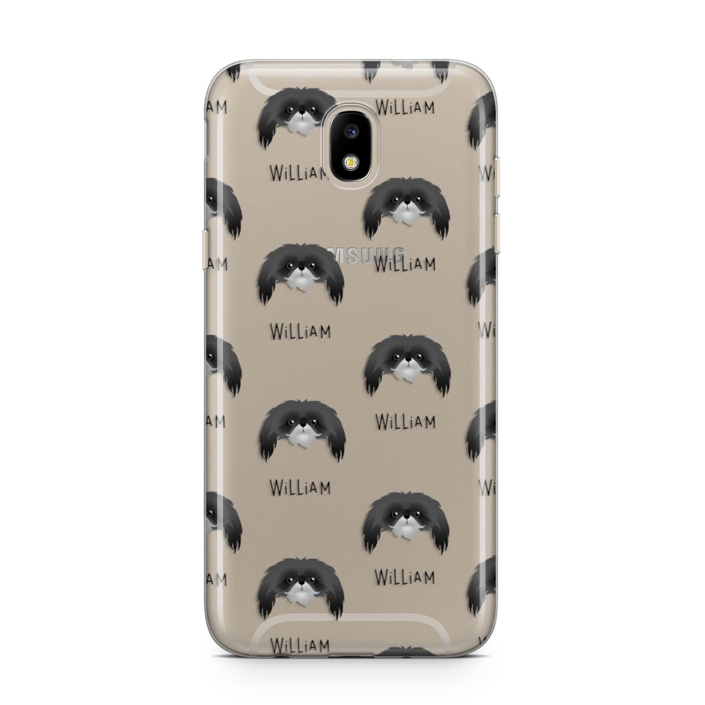 Pekingese Icon with Name Samsung J5 2017 Case