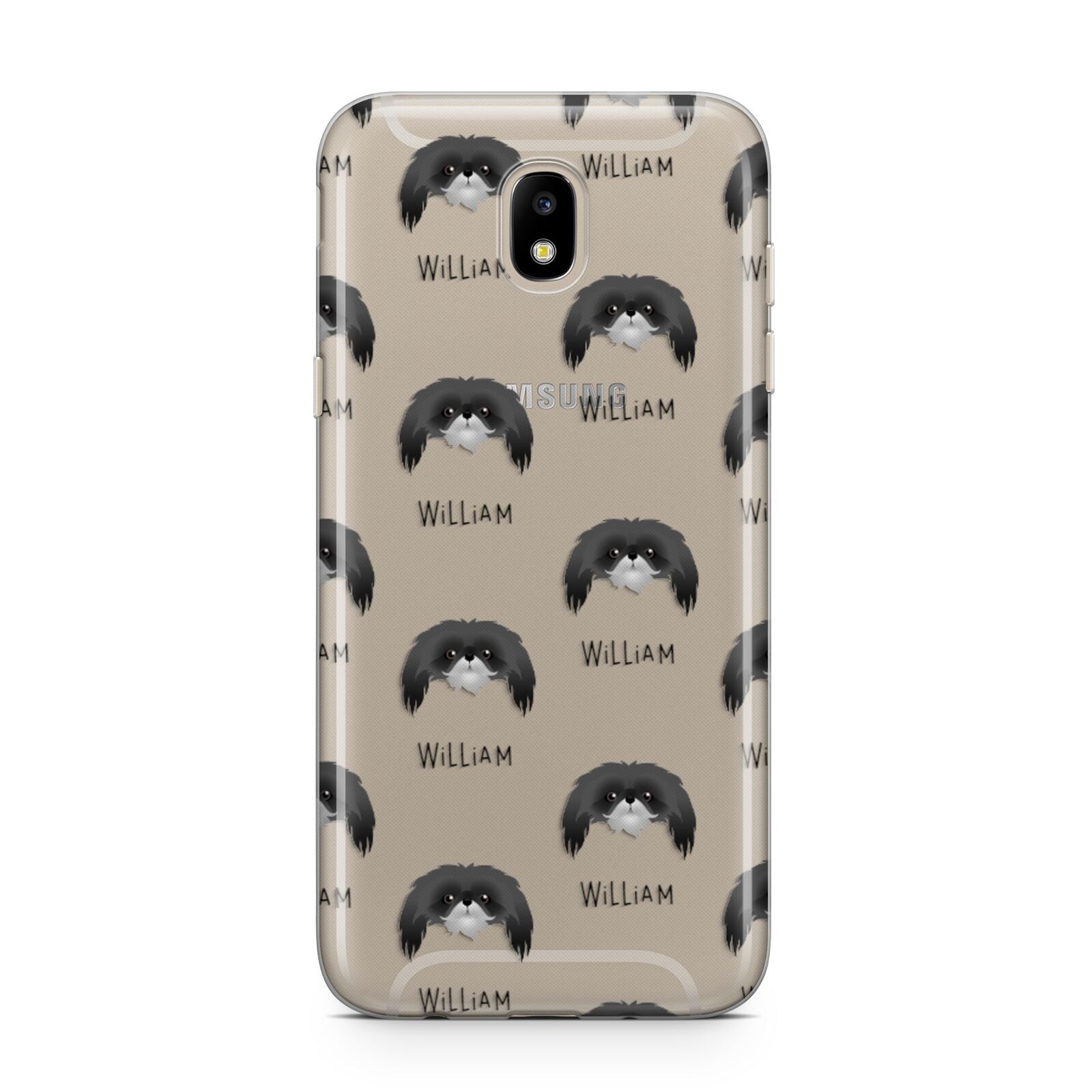 Pekingese Icon with Name Samsung J5 2017 Case