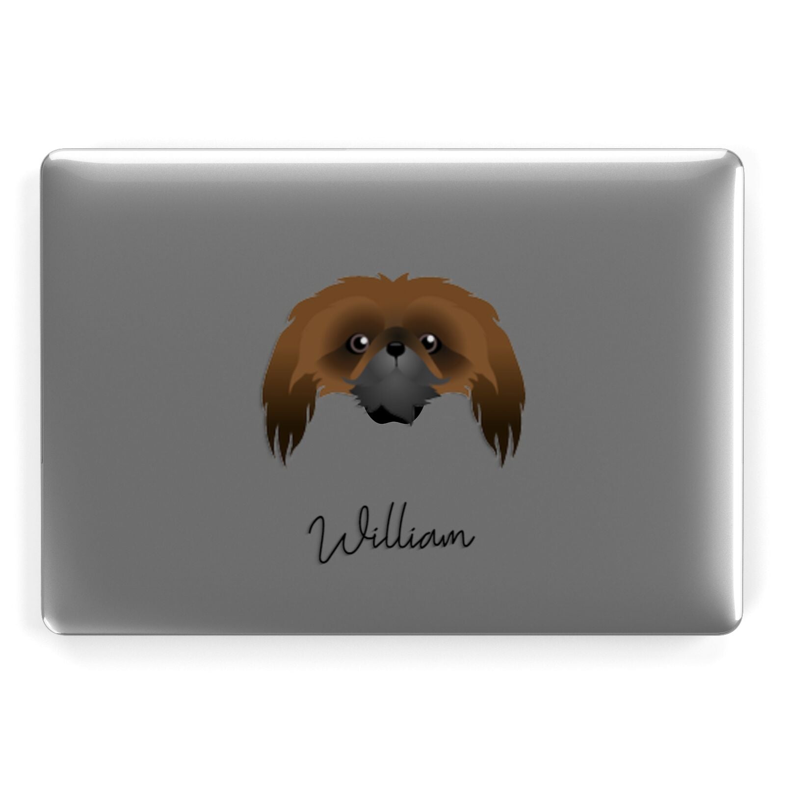 Pekingese Personalised Apple MacBook Case