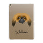 Pekingese Personalised Apple iPad Gold Case