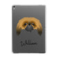 Pekingese Personalised Apple iPad Grey Case