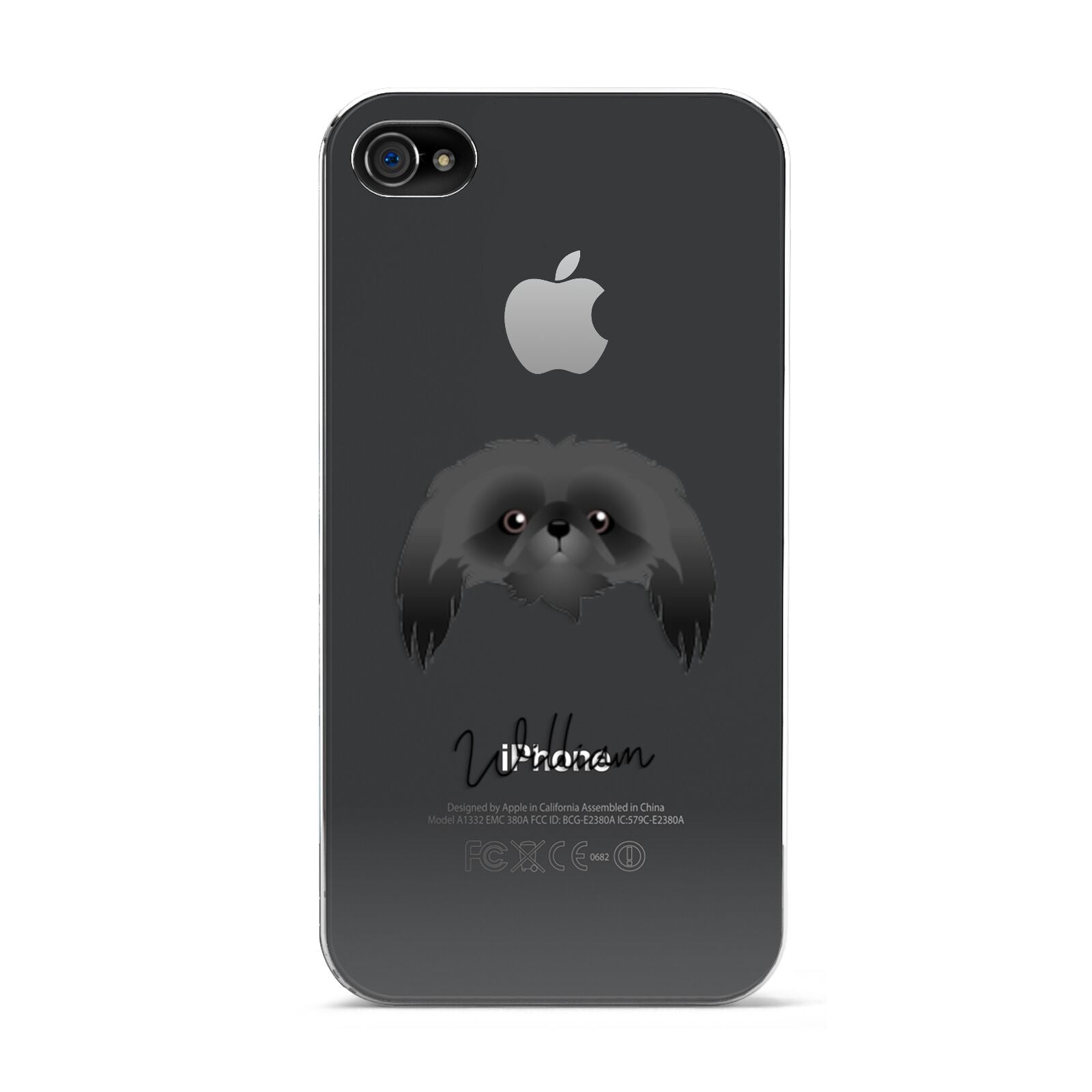Pekingese Personalised Apple iPhone 4s Case