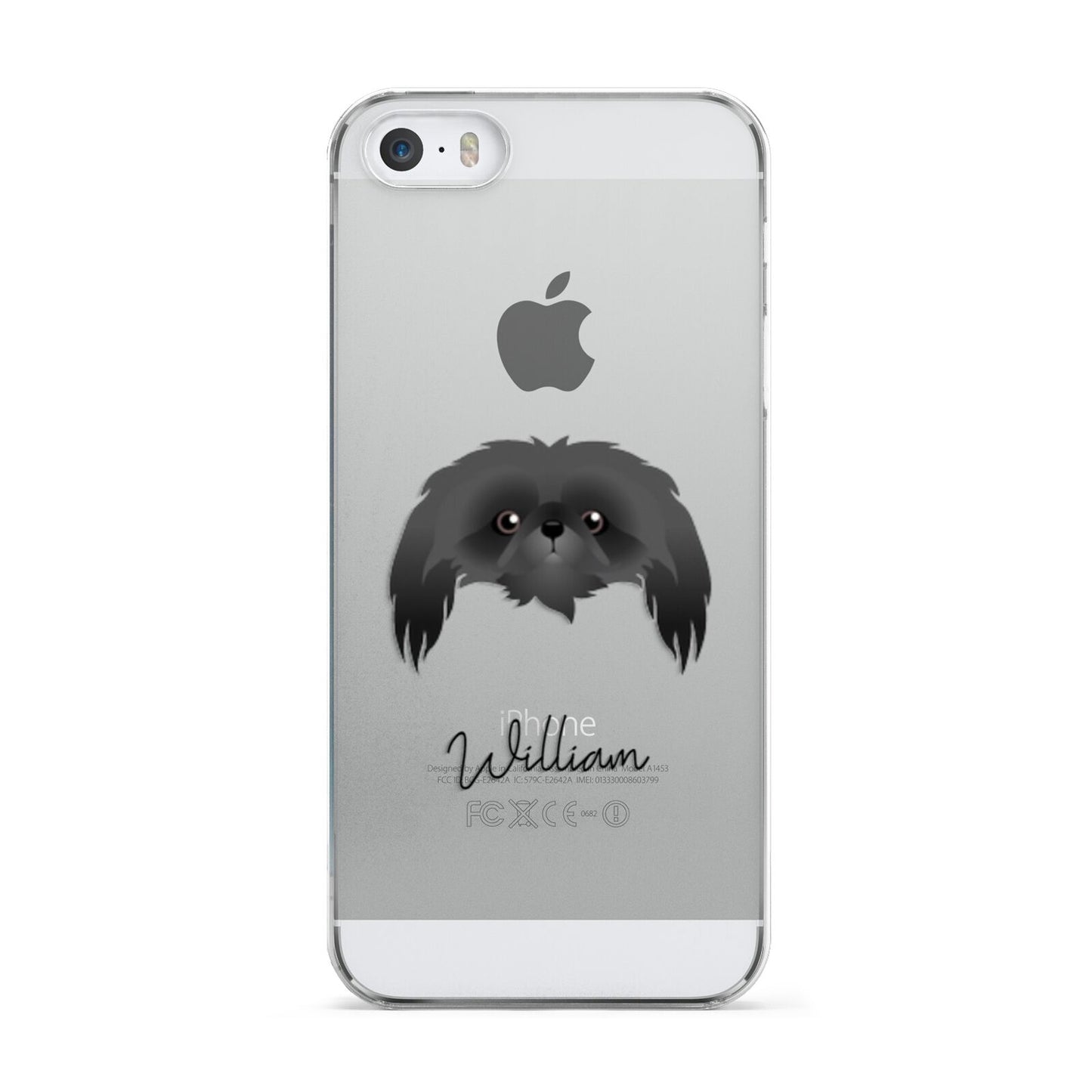 Pekingese Personalised Apple iPhone 5 Case
