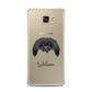 Pekingese Personalised Samsung Galaxy A7 2016 Case on gold phone