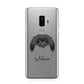 Pekingese Personalised Samsung Galaxy S9 Plus Case on Silver phone