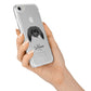 Pekingese Personalised iPhone 7 Bumper Case on Silver iPhone Alternative Image