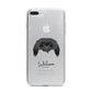 Pekingese Personalised iPhone 7 Plus Bumper Case on Silver iPhone