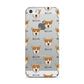 Pembroke Welsh Corgi Icon with Name Apple iPhone 5 Case