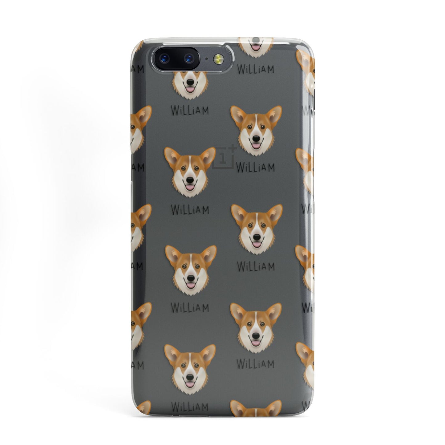 Pembroke Welsh Corgi Icon with Name OnePlus Case