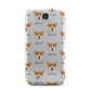 Pembroke Welsh Corgi Icon with Name Samsung Galaxy S4 Case