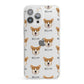 Pembroke Welsh Corgi Icon with Name iPhone 13 Pro Max Clear Bumper Case
