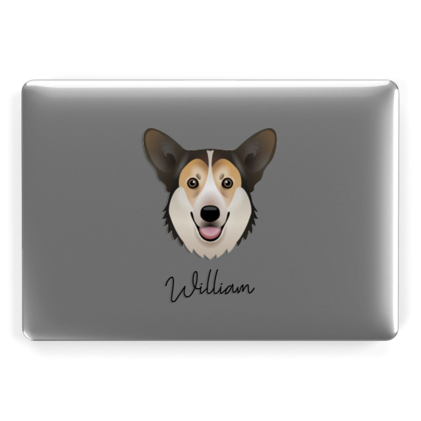 Pembroke Welsh Corgi Personalised Apple MacBook Case