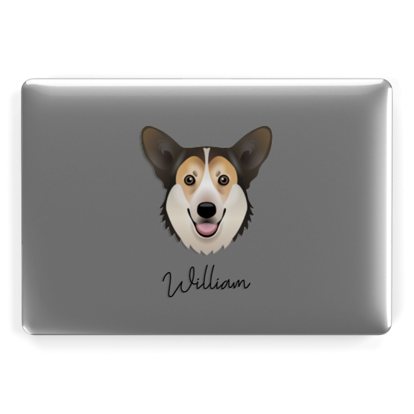 Pembroke Welsh Corgi Personalised Apple MacBook Case