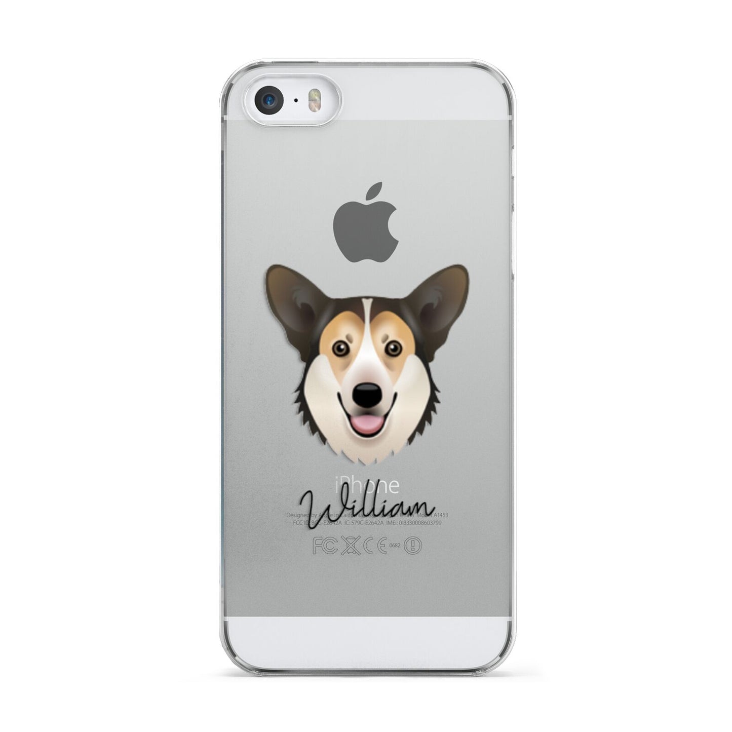Pembroke Welsh Corgi Personalised Apple iPhone 5 Case