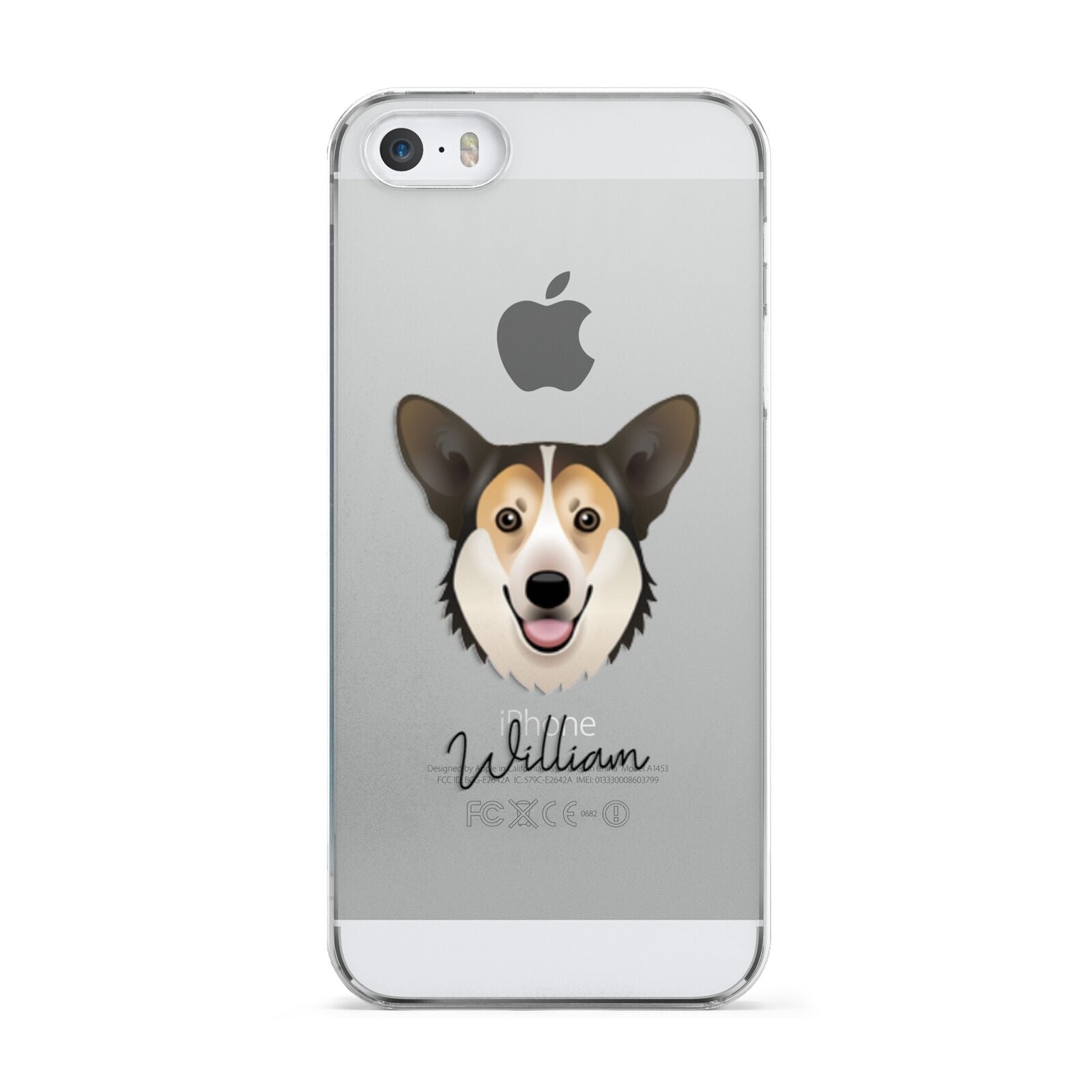 Pembroke Welsh Corgi Personalised Apple iPhone 5 Case