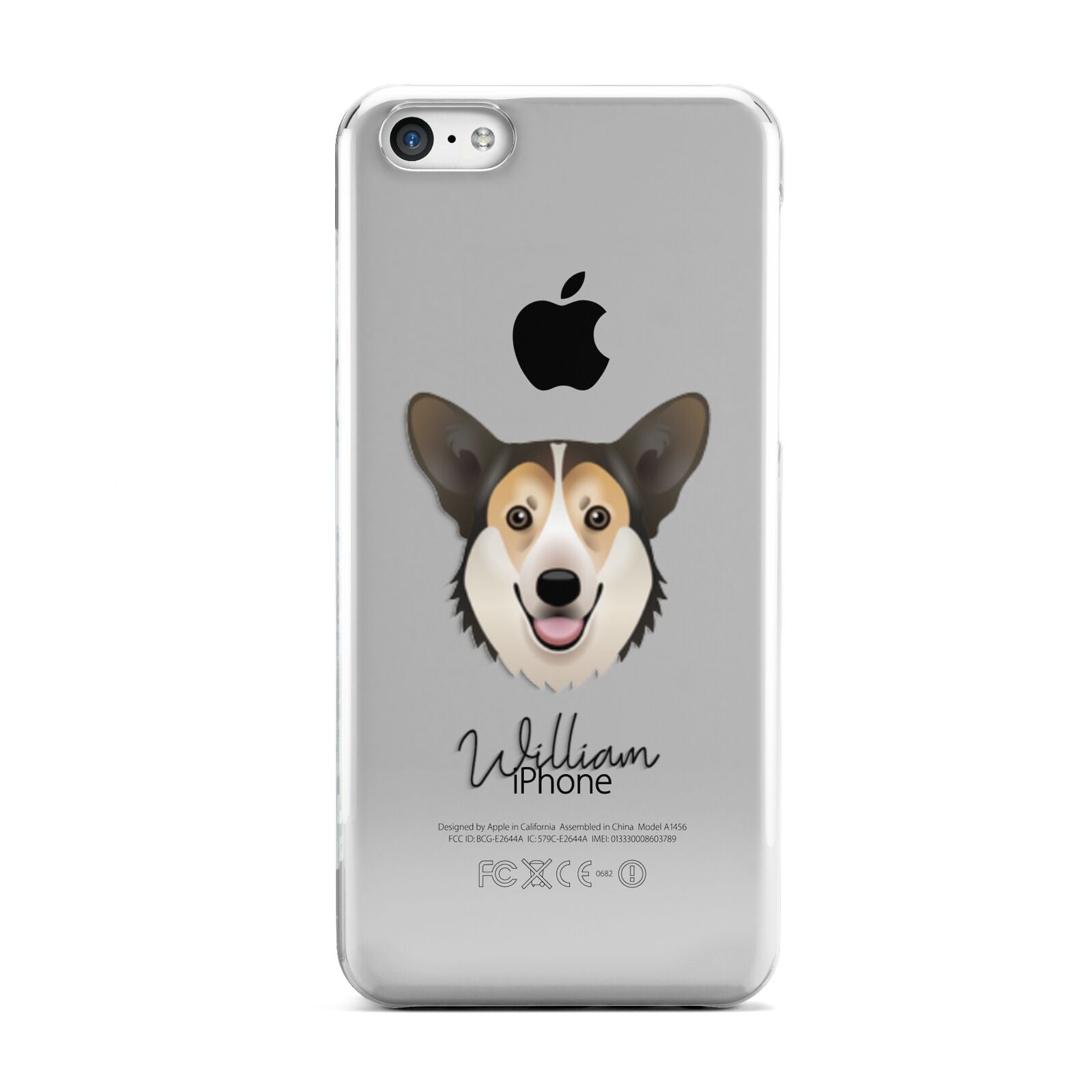 Pembroke Welsh Corgi Personalised Apple iPhone 5c Case
