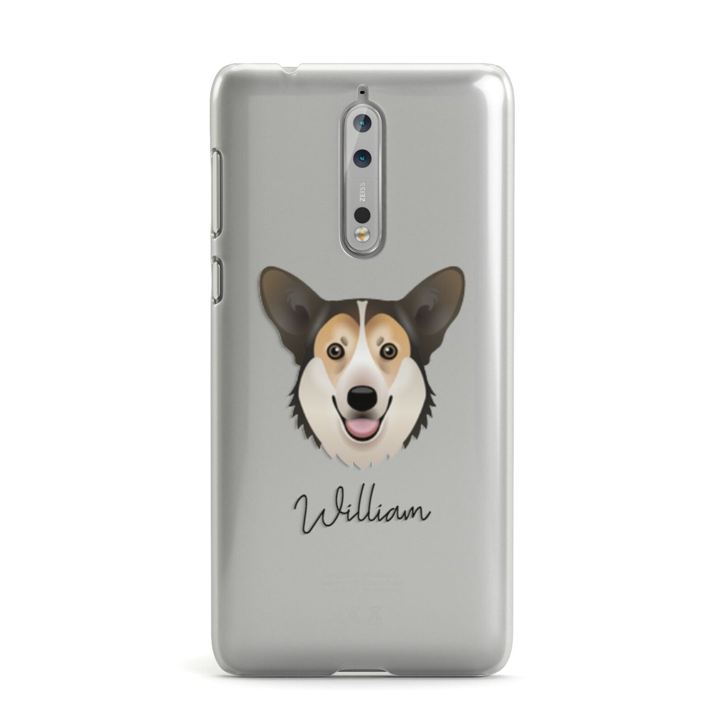 Pembroke Welsh Corgi Personalised Nokia Case