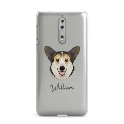Pembroke Welsh Corgi Personalised Nokia Case