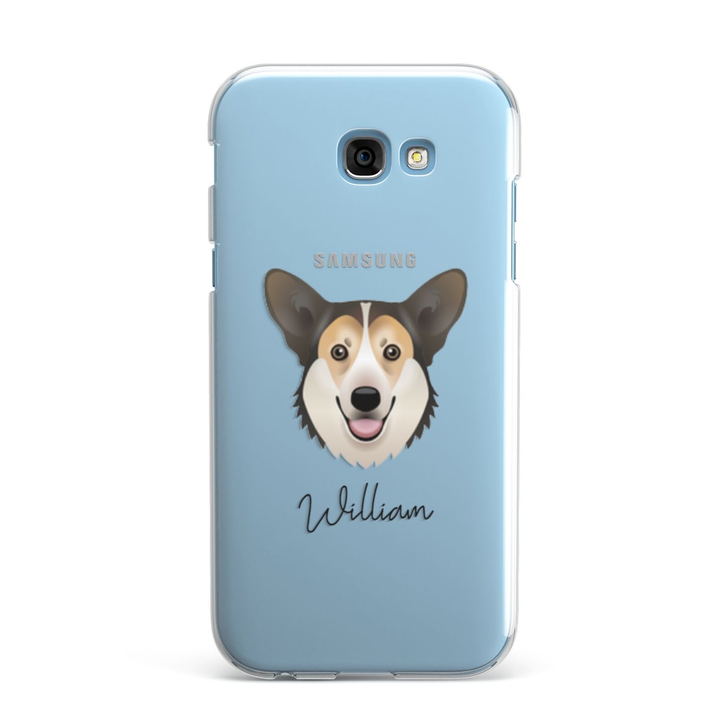 Pembroke Welsh Corgi Personalised Samsung Galaxy A7 2017 Case