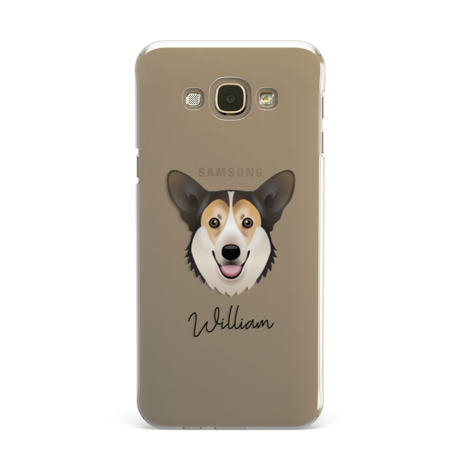 Pembroke Welsh Corgi Personalised Samsung Galaxy A8 Case