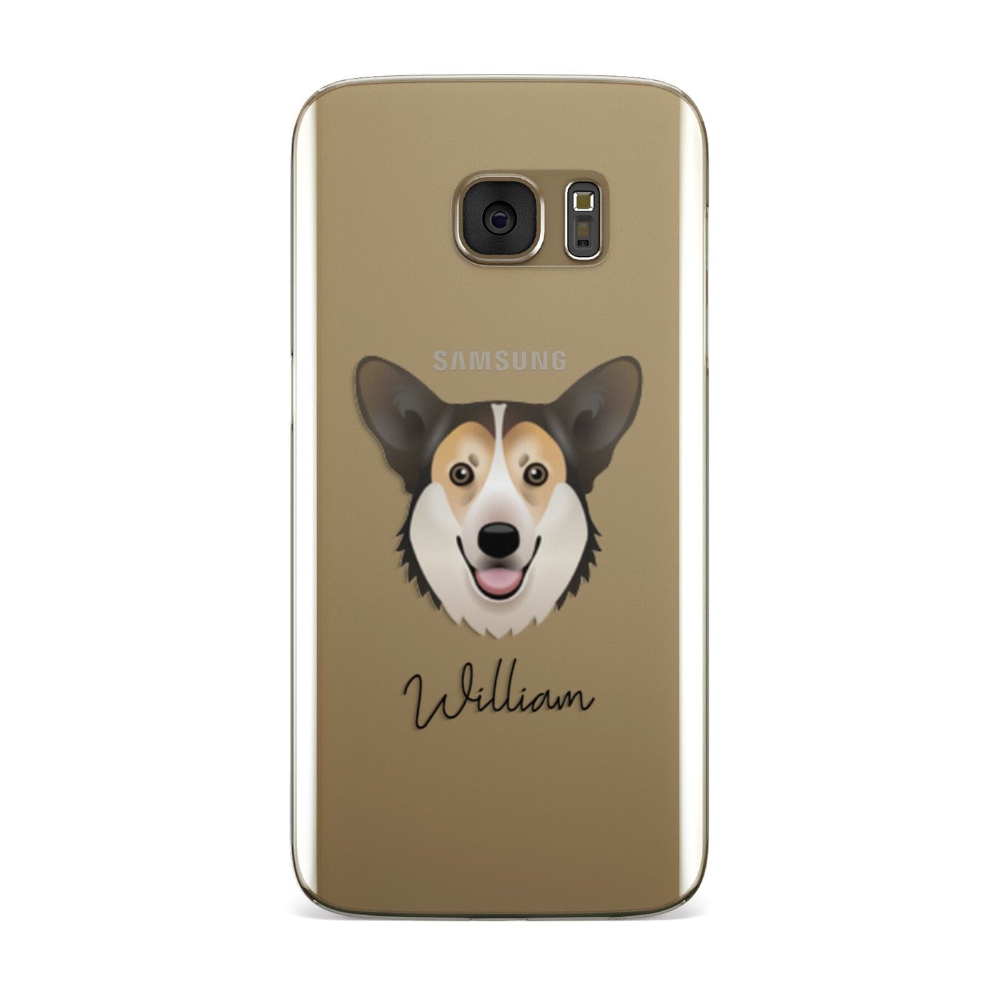 Pembroke Welsh Corgi Personalised Samsung Galaxy Case