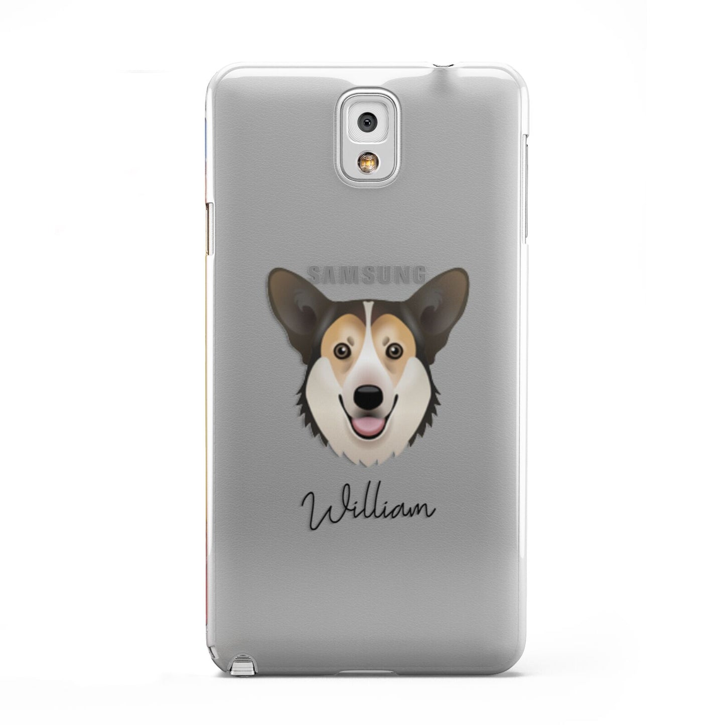Pembroke Welsh Corgi Personalised Samsung Galaxy Note 3 Case