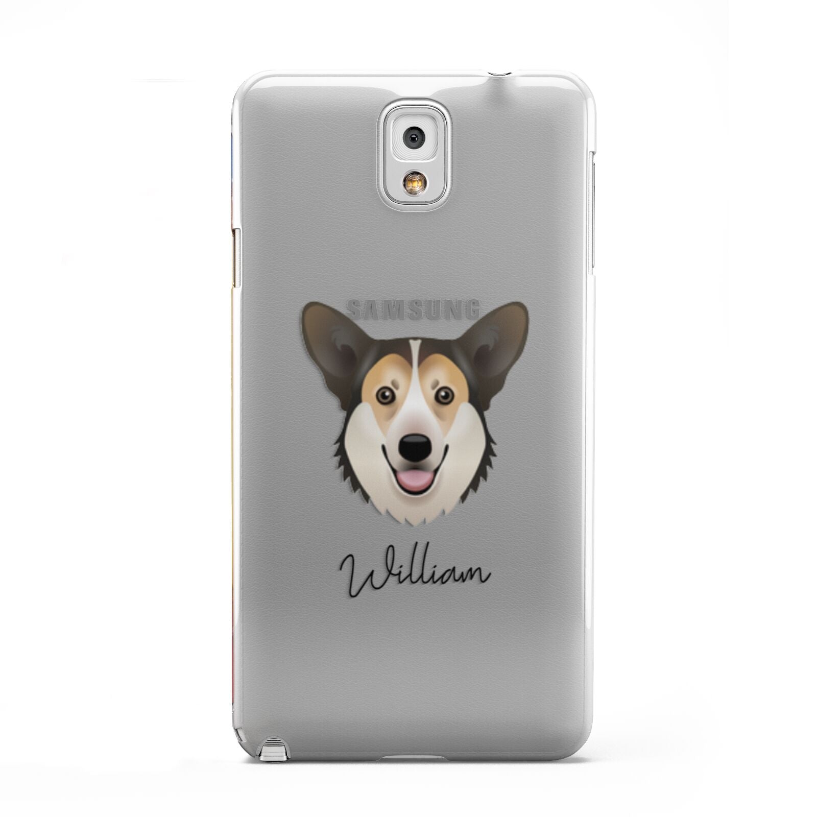 Pembroke Welsh Corgi Personalised Samsung Galaxy Note 3 Case
