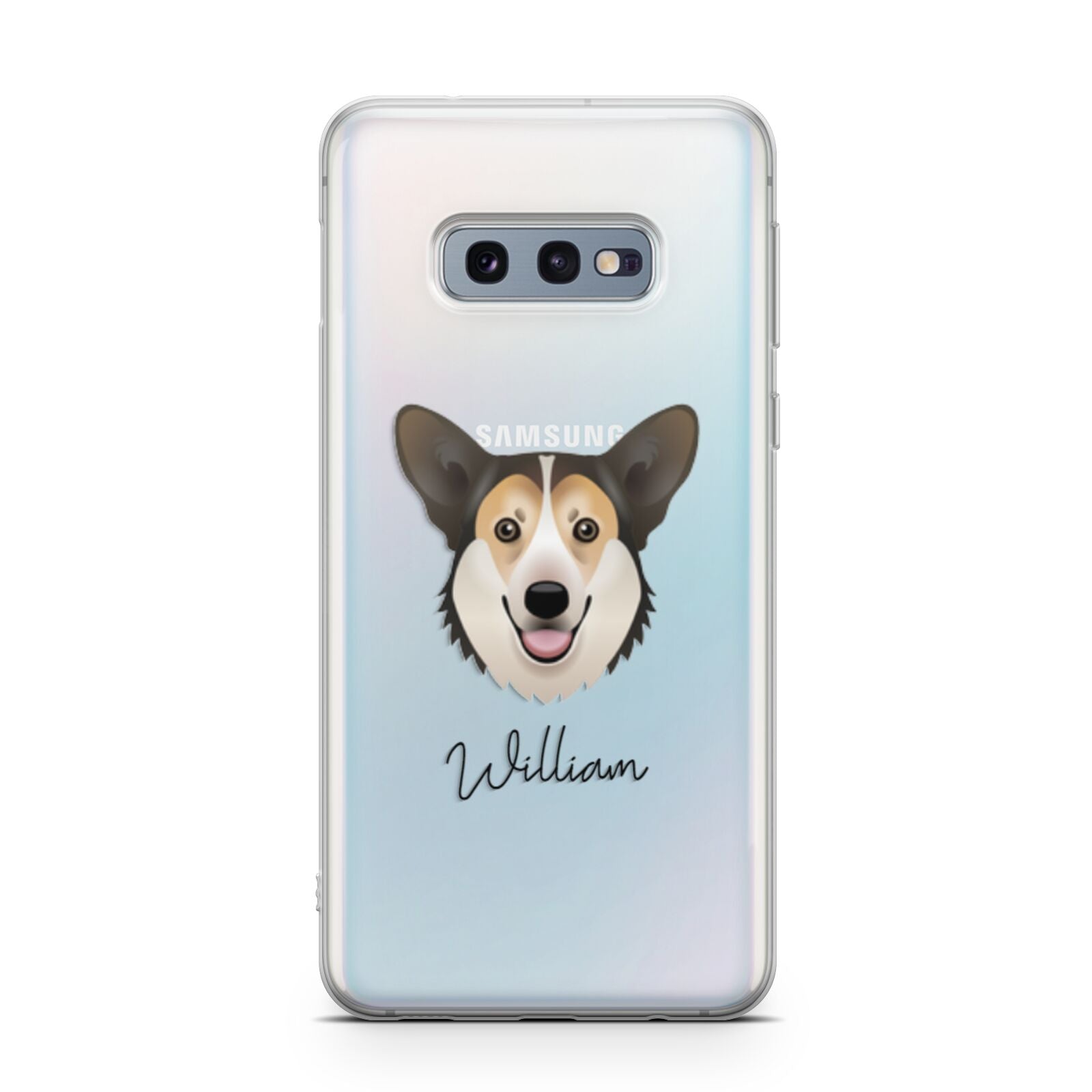 Pembroke Welsh Corgi Personalised Samsung Galaxy S10E Case