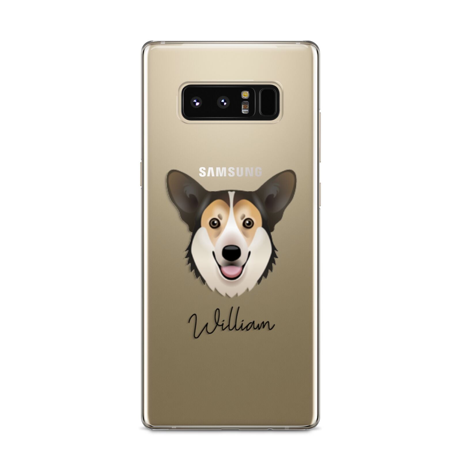 Pembroke Welsh Corgi Personalised Samsung Galaxy S8 Case