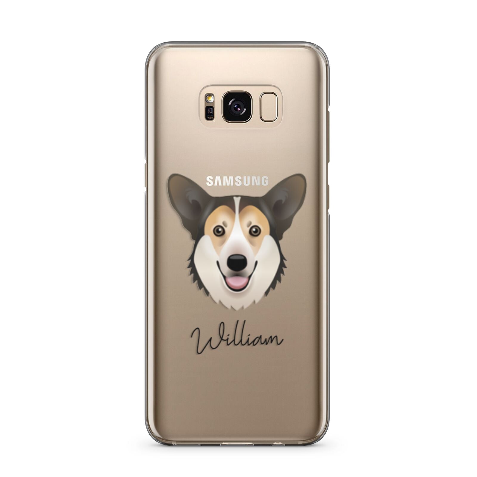 Pembroke Welsh Corgi Personalised Samsung Galaxy S8 Plus Case