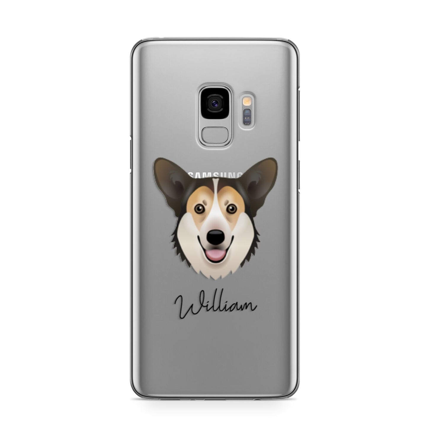 Pembroke Welsh Corgi Personalised Samsung Galaxy S9 Case