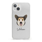 Pembroke Welsh Corgi Personalised iPhone 13 Clear Bumper Case