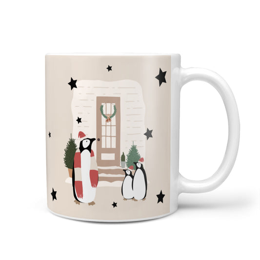 Penguin Christmas Personalised 10oz Mug