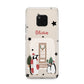 Penguin Christmas Personalised Huawei Mate 20 Pro Phone Case