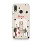 Penguin Christmas Personalised Huawei P20 Lite Phone Case