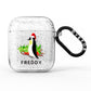 Penguin Personalised AirPods Glitter Case