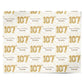 Personalised 107th Birthday Personalised Wrapping Paper Alternative