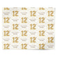 Personalised 12th Birthday Personalised Wrapping Paper Alternative